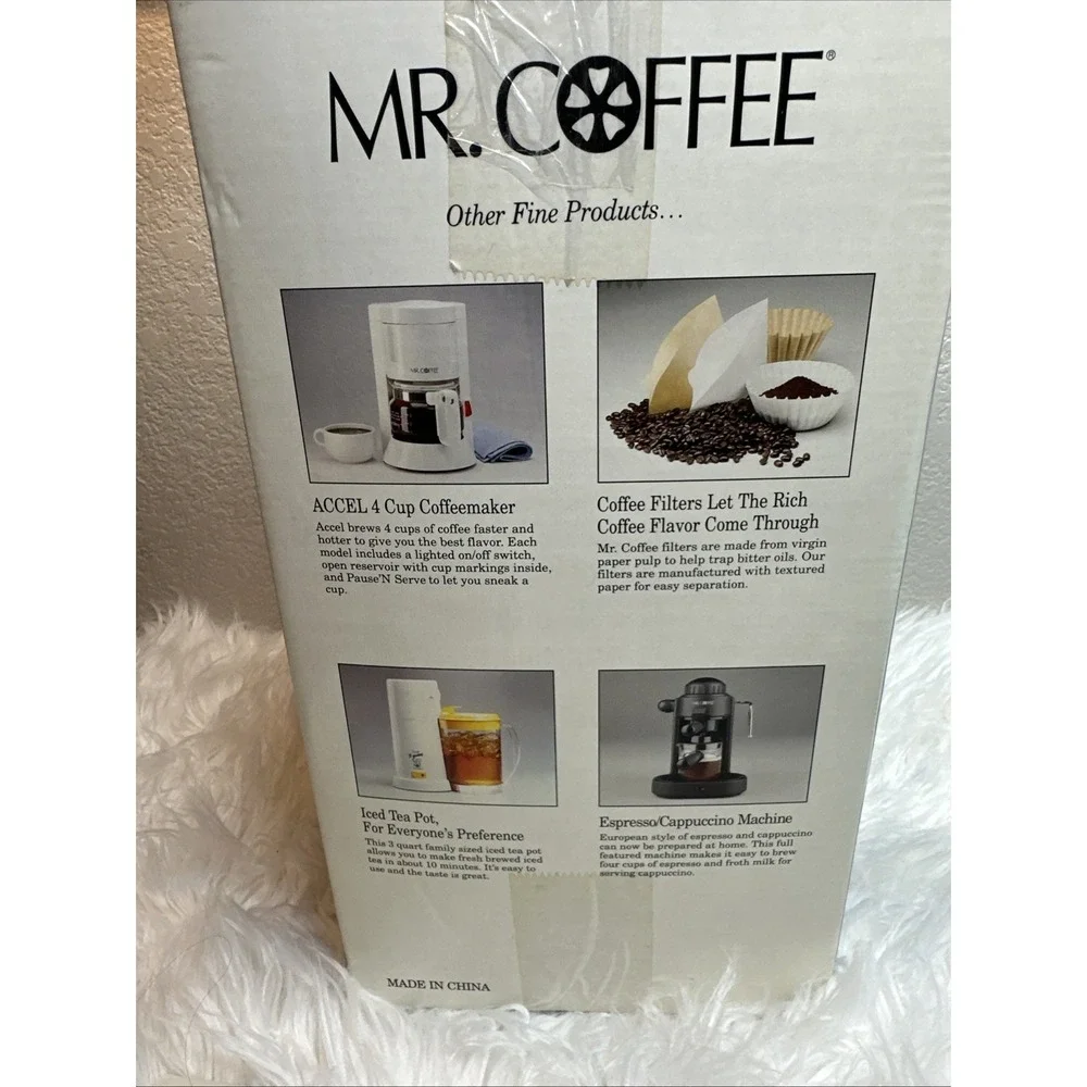 $83 🌙 NEW IN BOX Vtg Mr Coffee 10 Cup Brew Model BL113 Coffee Maker Black NEW